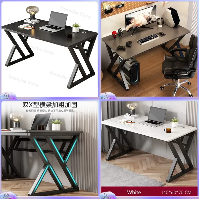 Desk Setup L Shaped - Scrivania Moderna Minimalista per Ufficio Domestico,