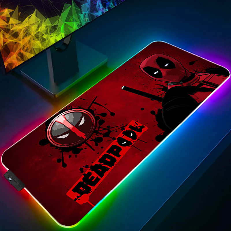 Desk Setup Mat - Tappetino per mouse a LED Retroilluminazione