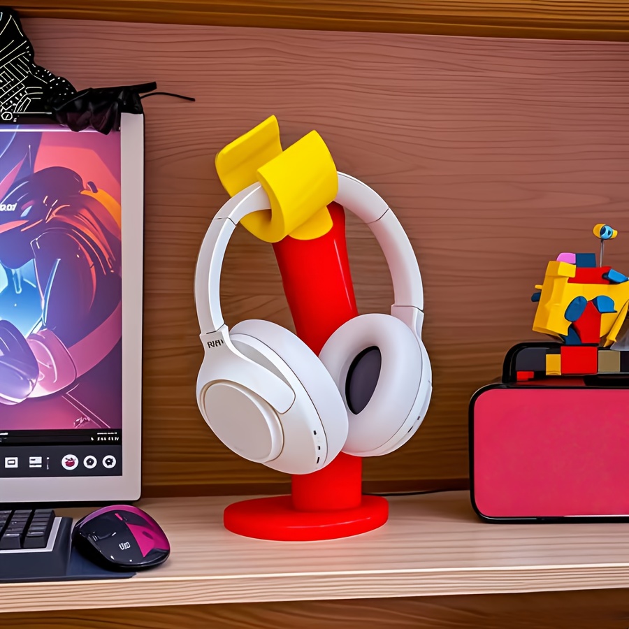 Desk Setup Headphones - Supporto Creativo per Cuffie e Mensola