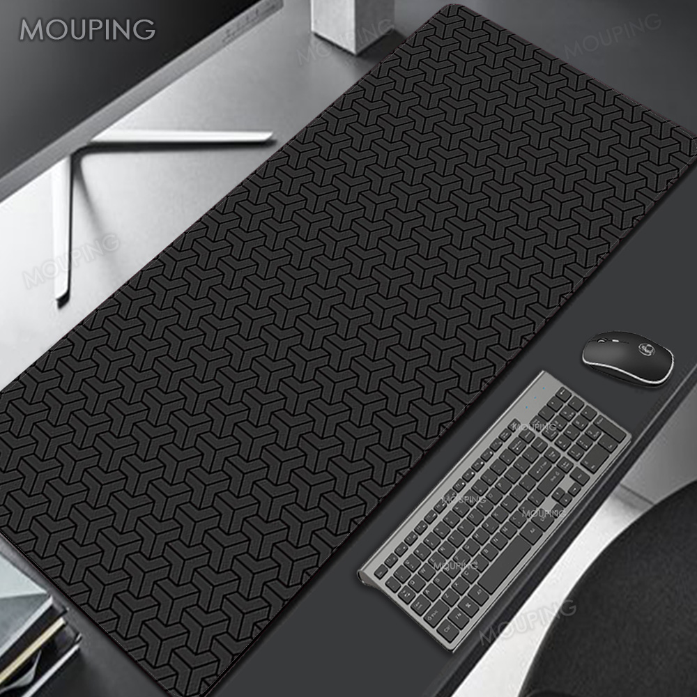 Desk Setup Black And White - Tappetino da Scrivania Nero, Accessori per