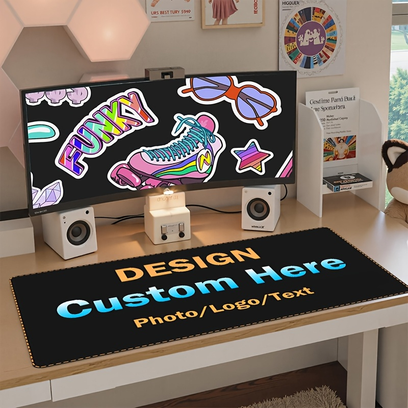 Desk Setup Diy - Tappetino da scrivania personalizzato per gaming,