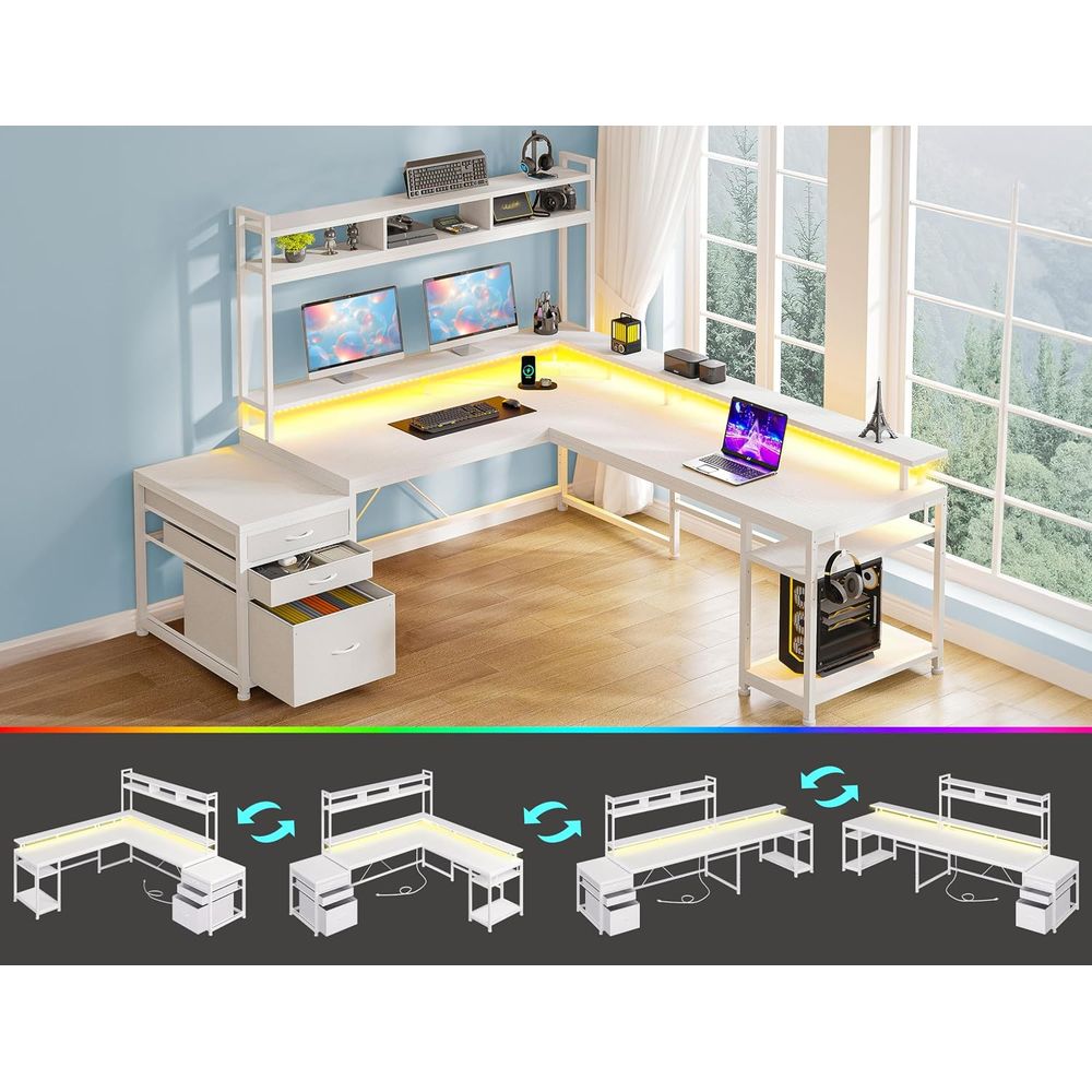 Scrivania a L da 104 Pollici p - Desk Setup L Shaped recensione e prezzo