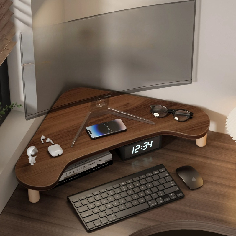 Supporto per Computer ad Angol - Monitor Riser Wood recensione e prezzo