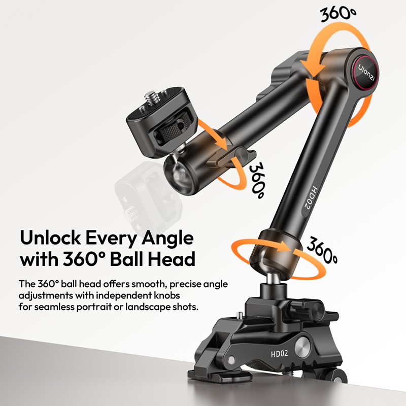 Ulanzi Kit braccio magico da 1 - Monitor Arm Clamp recensione e prezzo