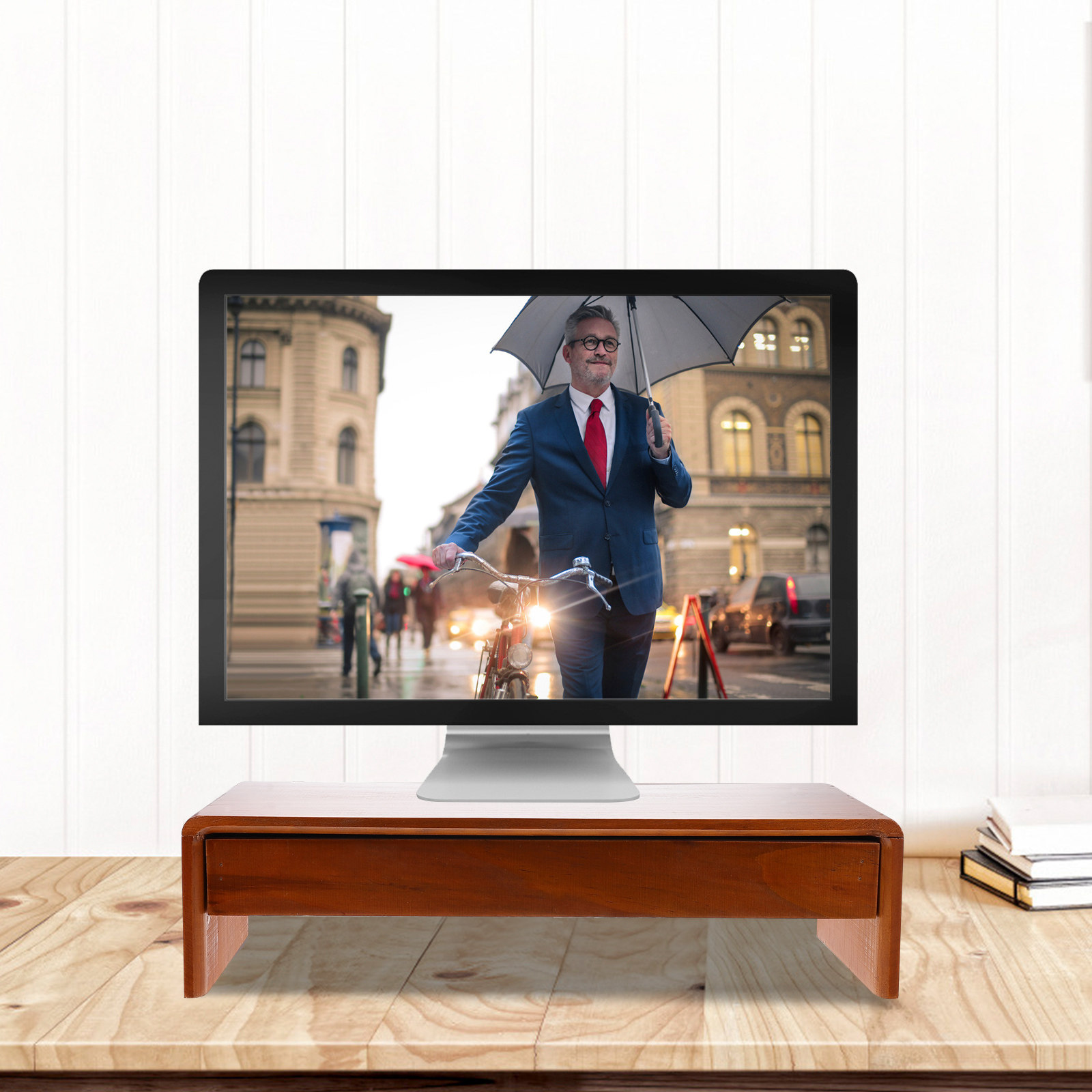 Supporto Rialzante per Compute - Monitor Riser Wood recensione e prezzo