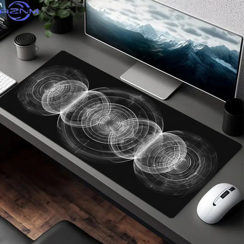 Tappetino per mouse grande con - Desk Setup Black And White recensione e prezzo