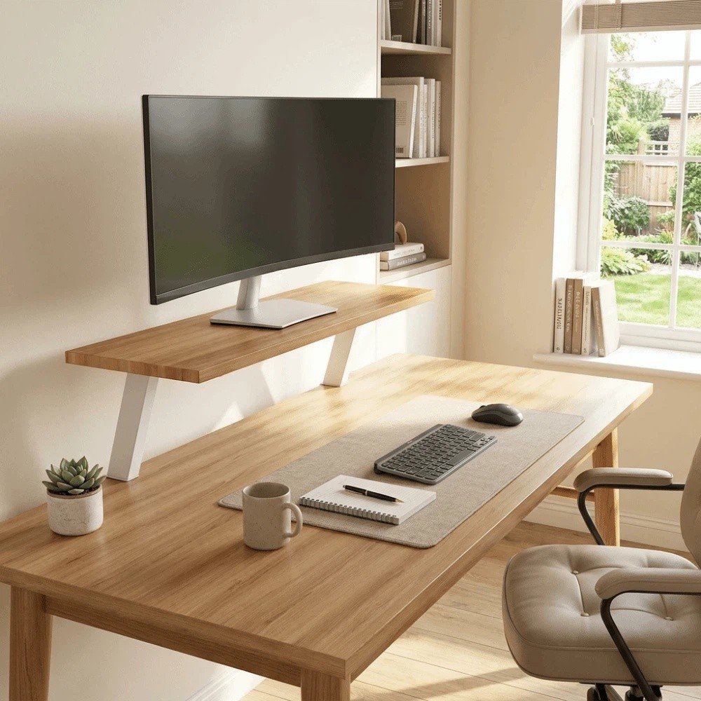 Supporto per Monitor Effetto L - Monitor Riser Wood recensione e prezzo