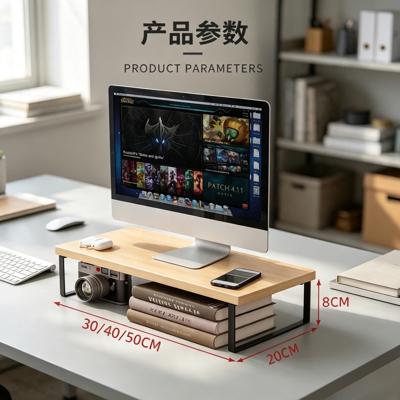 Supporto Rialzato per Monitor  - Monitor Riser Wood recensione e prezzo