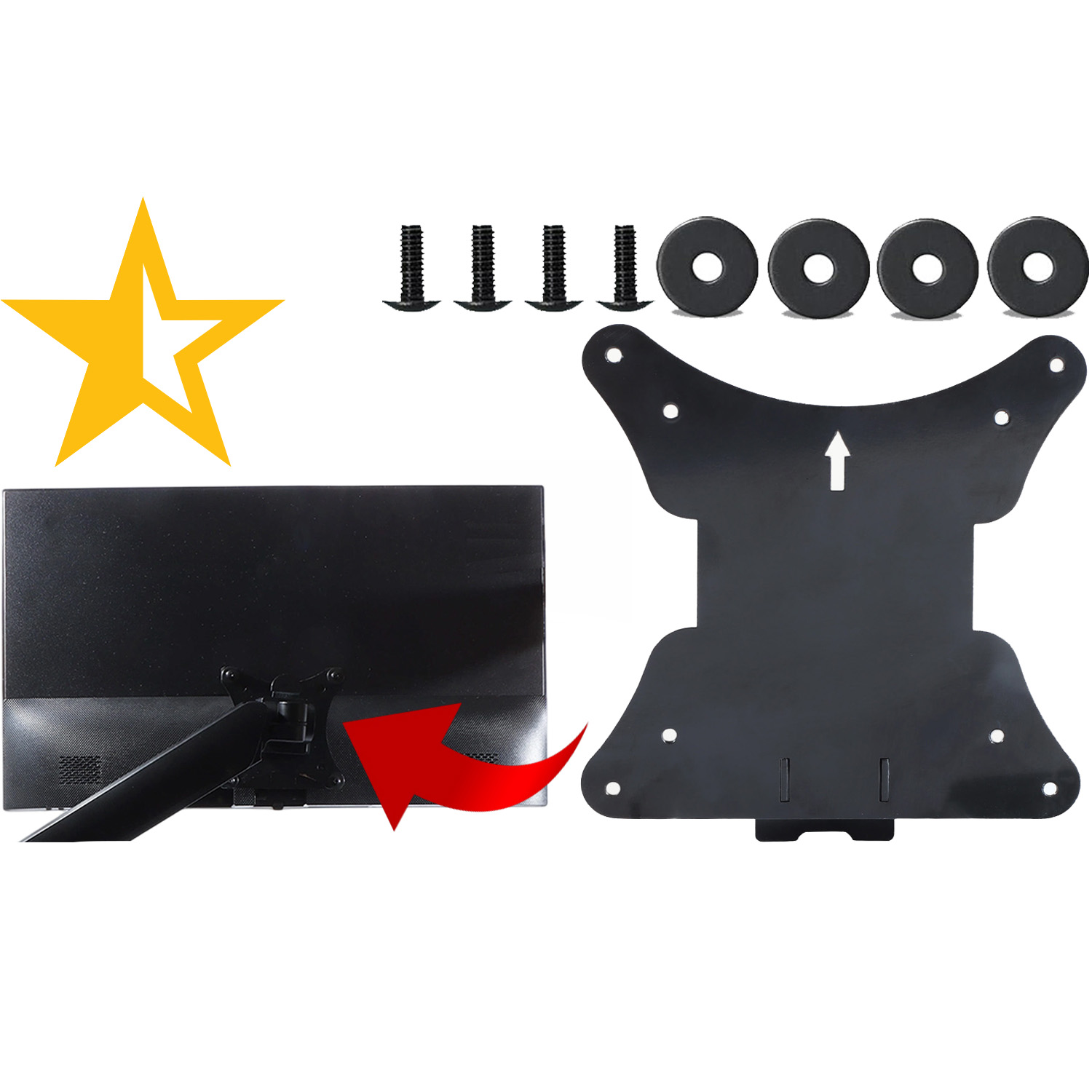 Adattatore di montaggio VESA p - Desk Setup Monitor Arm recensione e prezzo