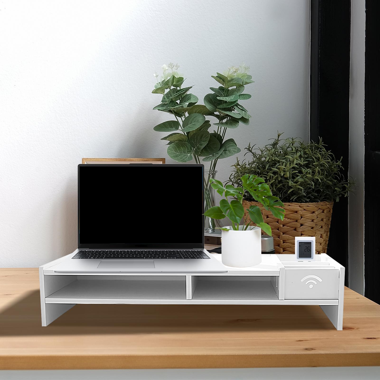 Organizzatore da scrivania a 3 - Monitor Riser Wood recensione e prezzo