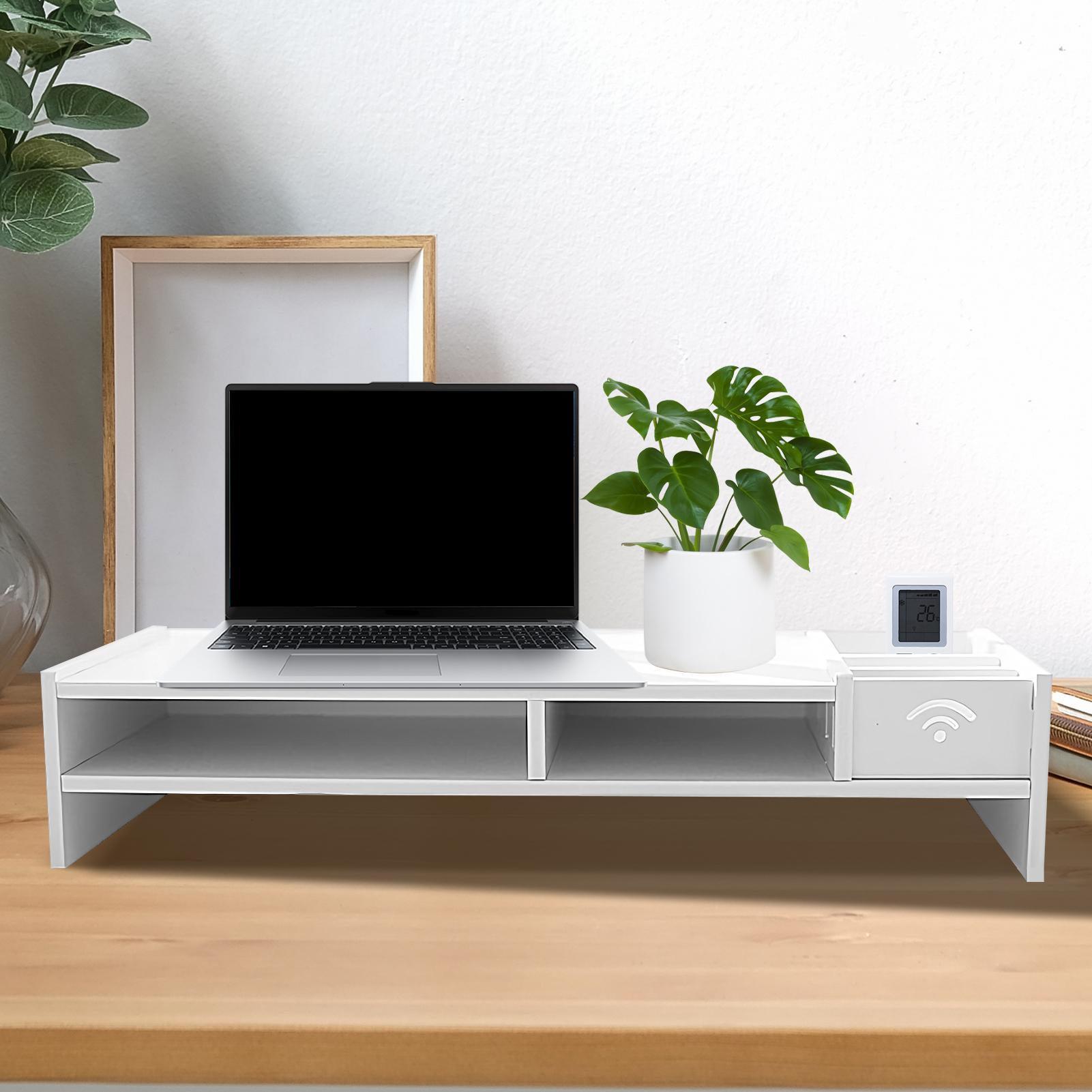 Organizzatore da scrivania a 3 - Monitor Riser Wood recensione e prezzo