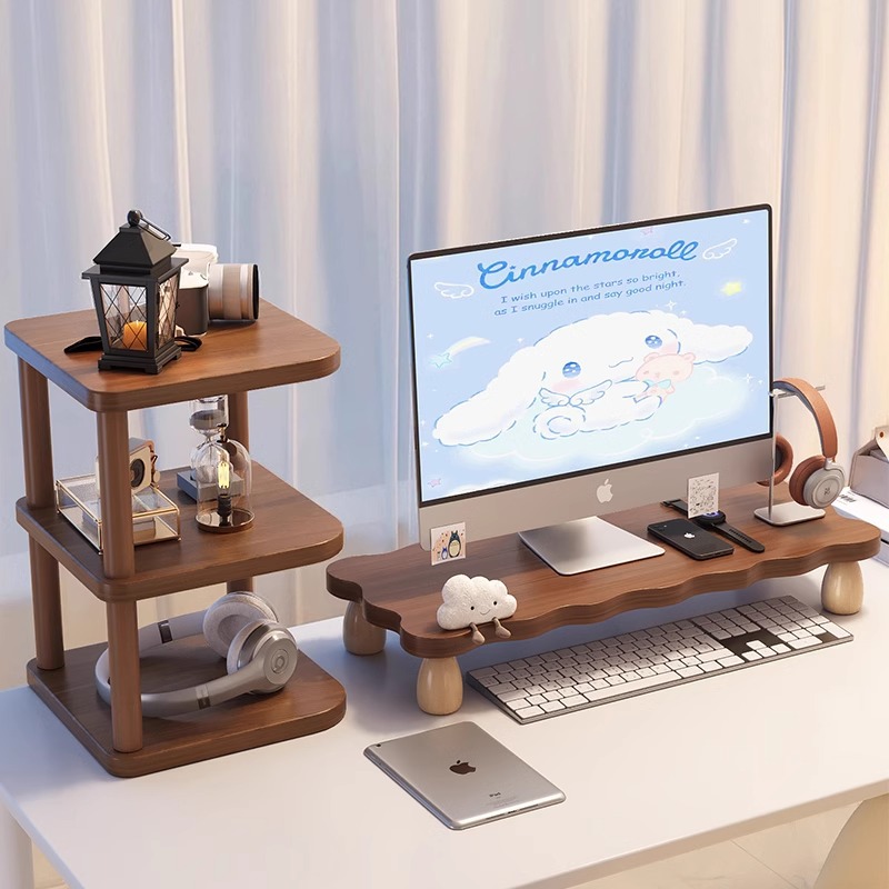 Supporto Regolabile per Monito - Monitor Riser Wood recensione e prezzo