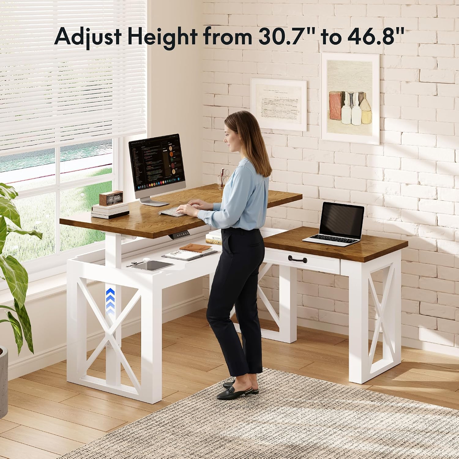 Scrivania ad Angolo a L con Ca - Desk Setup L Shaped recensione e prezzo