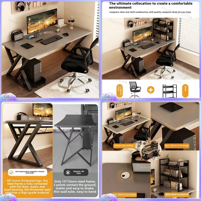 Scrivania Moderna in Legno per - Desk Setup L Shaped recensione e prezzo