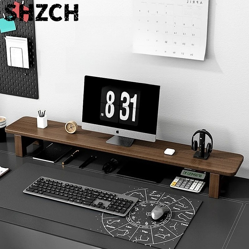Supporto per Monitor in Noce,  - Monitor Riser Wood recensione e prezzo