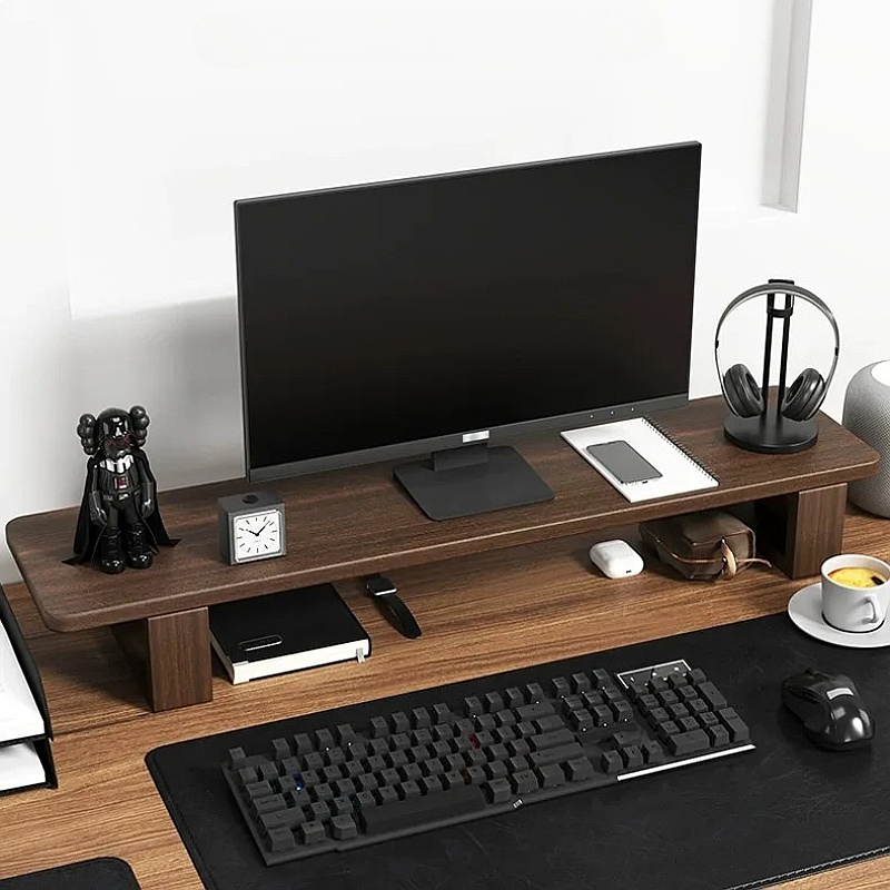 Supporto per Monitor in Noce,  - Monitor Riser Wood recensione e prezzo